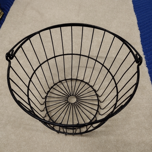 Black Wire Storage Basket - Picture 4 of 5